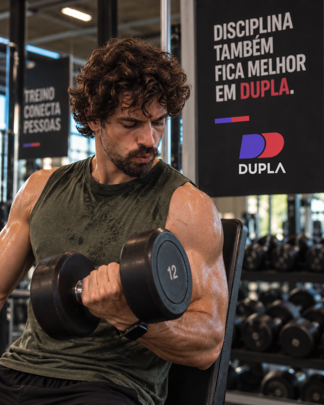 Perfil masculino de demonstração